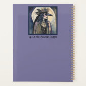 Schwarze Crow-Hexe Planer (Rückseite)