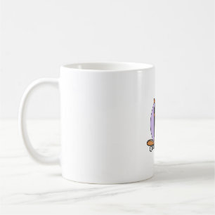Schwarze Dackel Dackel Würstchen auf Skateboard Kaffeetasse