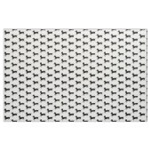 Schwarze Dackel-einfaches Schwarzweiss Stoff (Yard (91,4 cm))