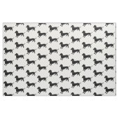 Schwarze Dackel-einfaches Schwarzweiss Stoff (Fat Quarter (45,7 x 55,9 cm))