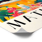 Schwarze Dackel in einer Badewanne, sonnige Badewa Poster (Ecke)