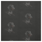 schwarze Dackel Stoff (Muster)