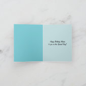 Schwarze Dackeln mit langer Haare Karte (Innenseite)