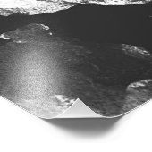 SCHWARZE DAHLIEN FOTODRUCK (Ecke)
