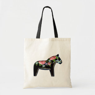 Schwarze Dala-Pferdtasche Tragetasche