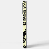 Schwarze Damaskus Personalisierte iPhone Gehäuse w Case-Mate iPhone Hülle (Rückseite / Links)