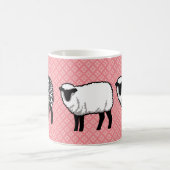 Schwarze Damast Kaffeetasse (Mittel)