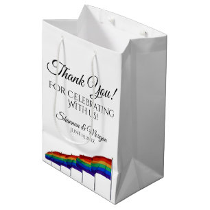 Schwarze Dankeschön-Geschenktasche für schwule Hoc Mittlere Geschenktüte