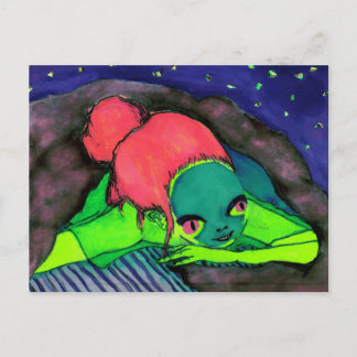 Schwarze Decke 1 Postkarte