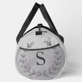 Schwarze dekorative personalisierte  duffle bag (Rechts)
