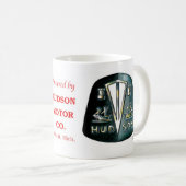 Schwarze der Hudson-Emblem-Tasse Kaffeetasse (VorderseiteRechts)
