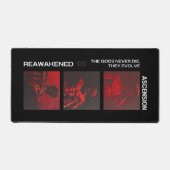 Schwarze Desktop-Matte Dunkel Schreibtischunterlage (Vorderseite)
