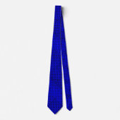 Schwarze Diamanten auf blauer Krawatte (Vorderseite)