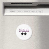 Schwarze Diamanten sind ein Mädchenbeste Freundin Magnet (In Situ (Geschirrspüler))