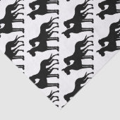 Schwarze Dogge Tissue-Papier Seidenpapier (Detail)