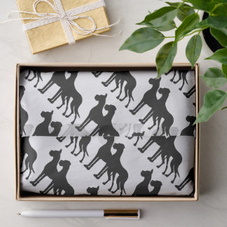 Schwarze Dogge Tissue-Papier Seidenpapier