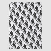 Schwarze Dogge Tissue-Papier Seidenpapier (Vorderseite)