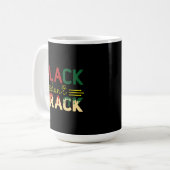 SCHWARZE DONT CRACK TASSE (Vorderseite Links)