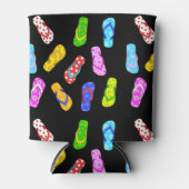 Schwarze Dose-Färbung gedreht Muster Dosenkühler (Vorderseite)