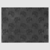 Schwarze Drachen auf dem Kohlebergbau Seidenpapier (Vorderseite)