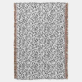 Schwarze Drachen Muster Kontur.b L Gray BG Decke (Vorderseite Vertikal)