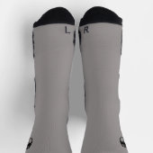 Schwarze Drachengraue Hochleistungssocken Socken (Oben)