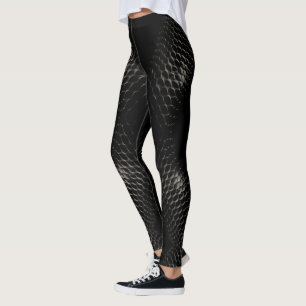 Schwarze Drachenwaage Leggings