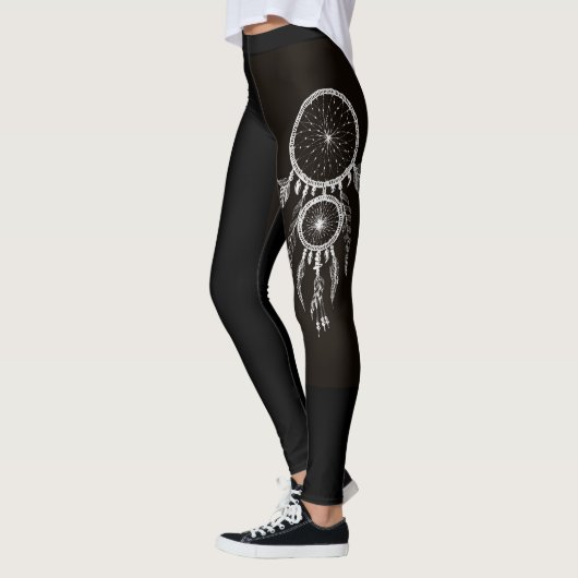 Schwarze Dreamcatcher Leggings (Links)