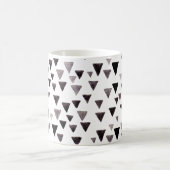 Schwarze Dreiecke-Tasse Kaffeetasse (Mittel)