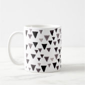 Schwarze Dreiecke-Tasse Kaffeetasse (Links)