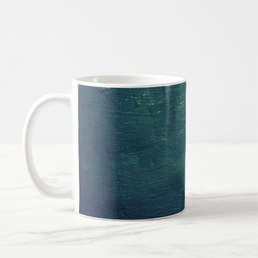 Schwarze, dunkle Grunge Kaffeetasse (Links)