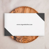 Schwarze Ecken, Minimalistisch Visitenkarte