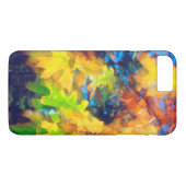 Schwarze Eiche-Blätter, die im Wind wehen Case-Mate iPhone Hülle (Rückseite (Horizontal))
