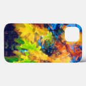 Schwarze Eiche-Blätter, die im Wind wehen Case-Mate iPhone Hülle (Rückseite (Horizontal))