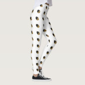 Schwarze Eichel-Leggings Leggings (Rechts)