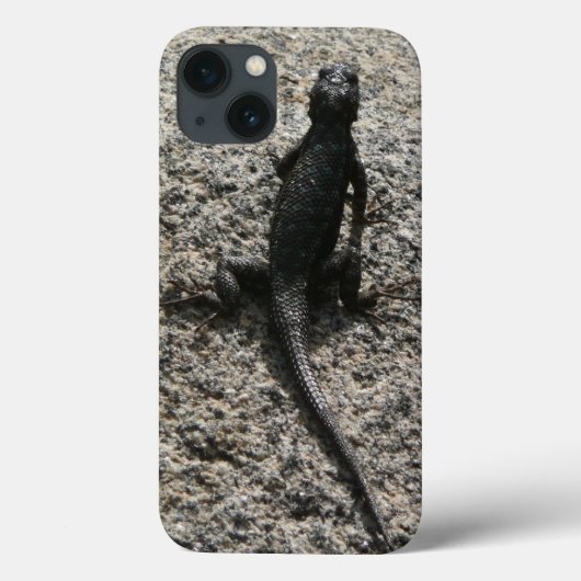 Schwarze Eidechse Case-Mate iPhone Hülle (Rückseite)