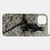 Schwarze Eidechse Case-Mate iPhone Hülle (Rückseite (Horizontal))