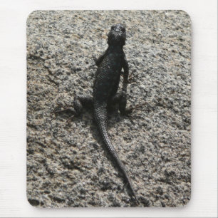 Schwarze Eidechse Mousepad