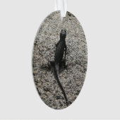 Schwarze Eidechse Ornament (Vorderseite)