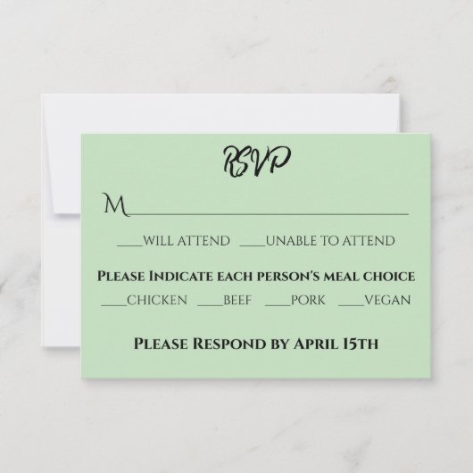 Schwarze Einhorn-Lila Rote Blume RSVP Karte (Vorderseite)