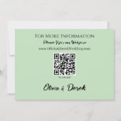 Schwarze Einhorn-Lila Rote Blume Save The Date (Rückseite)