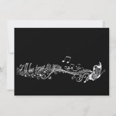 Schwarze Einladung (Rückseite)