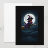 Schwarze Einladung (Vorne/Hinten)