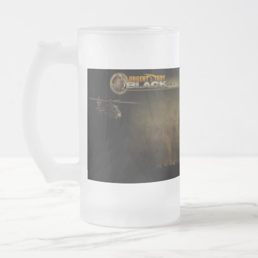 Schwarze eisige Tasse uF (Links)