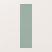 Schwarze Elegante Calligrafy Numbers auf Sage Gree (Innenseite Aufgefaltet)