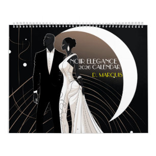 SCHWARZE ELEGANZ 2026 Kalender