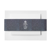 Schwarze Eleganz Behalte Ihren Text beruhigen Einladungsbanderole (Vorderseite Beispiel)