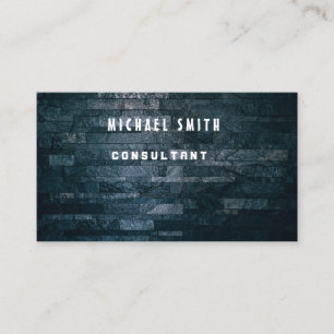 Schwarze Eleganz Visitenkarte