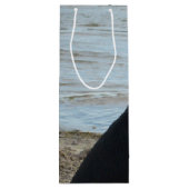 Schwarze elsässische Silhouette Geschenktüte Für Weinflaschen (Rückseite)