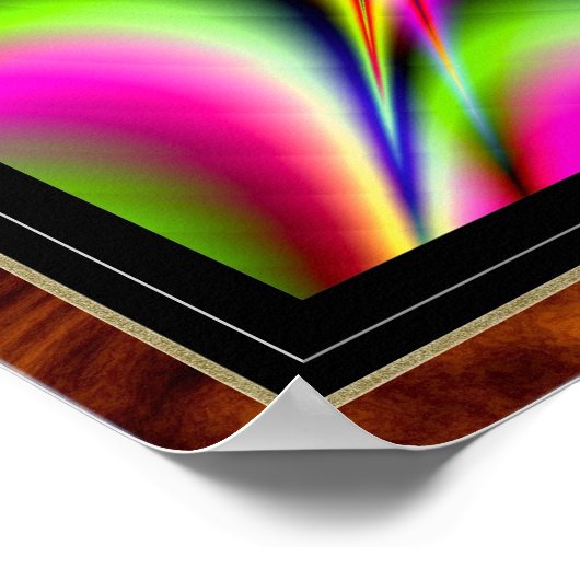 Schwarze Energie Poster (Ecke)